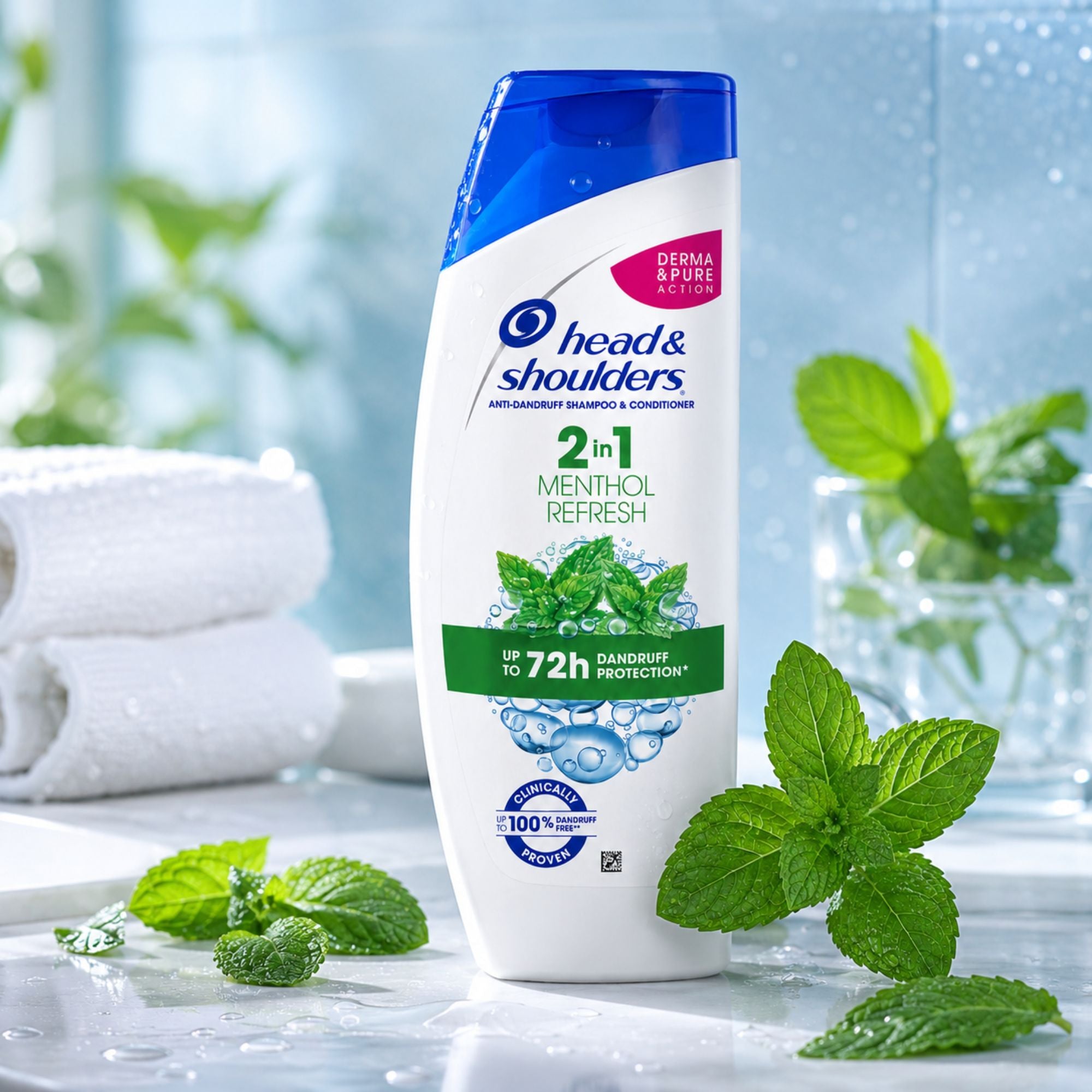 Head & Shoulders 2 in 1 Anti Dandruff Menthol Shampoo