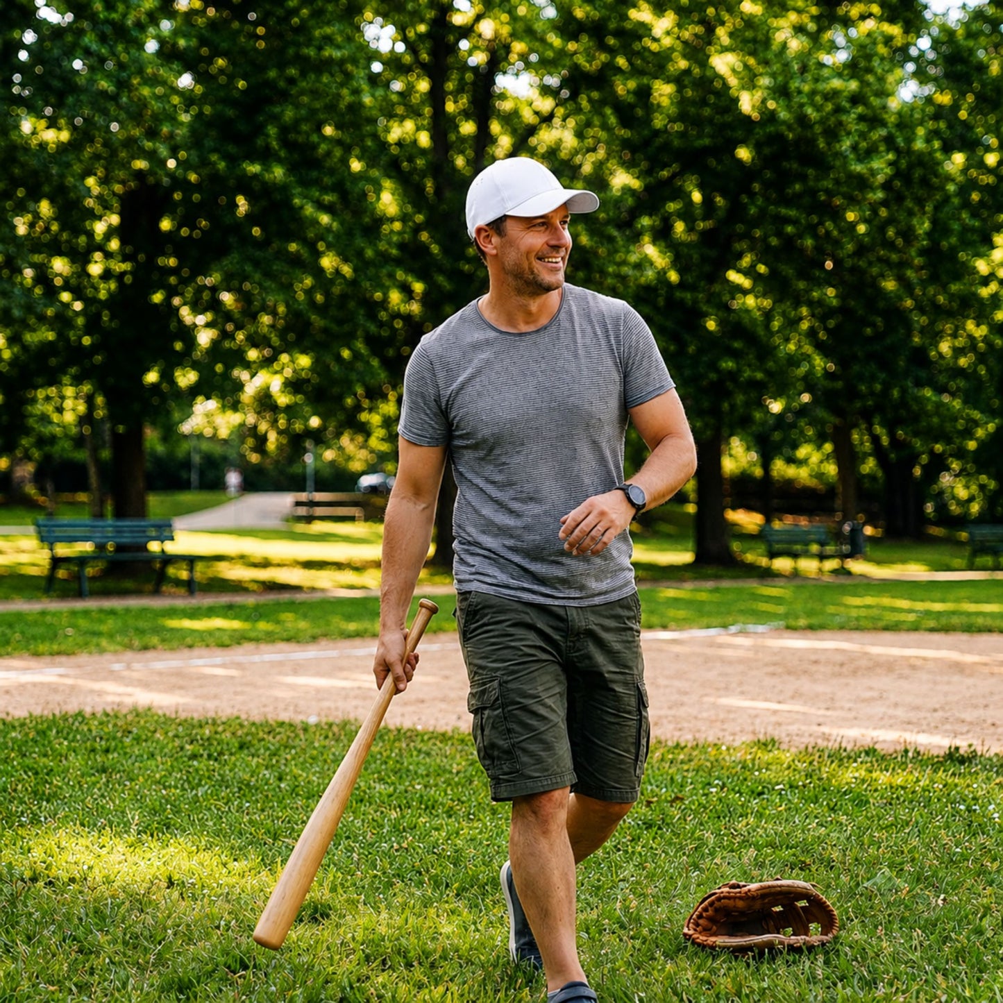 Everyday Cotton Baseball Cap with Adjustable Strap