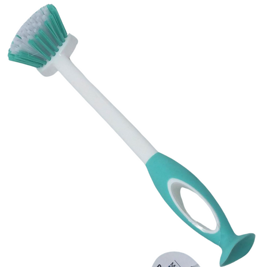 99¢- Long Handle Scrubbing Brush – Heavy-Duty Cleaning Tool for Hard-to-Reach Areas: 1CT