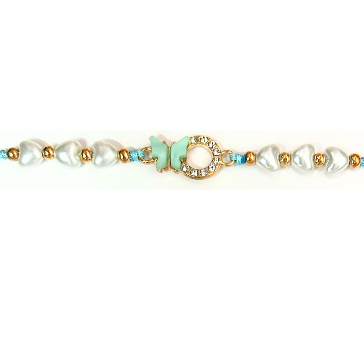 99¢- Rhinestone Butterfly Bracelet – Elegant Sparkling Design for Women & Girls: 1CT