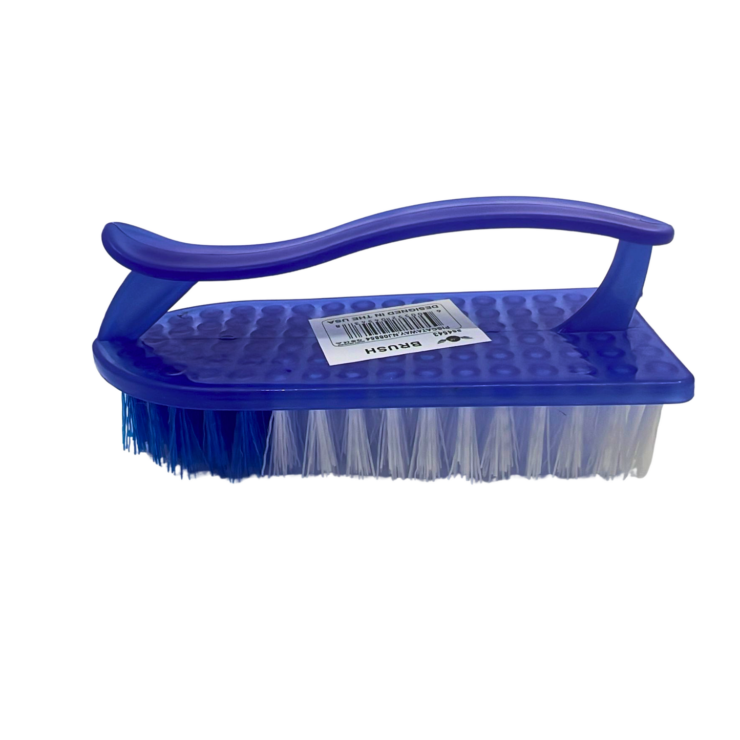 99¢ - Iron Style Scrub Brush – Hard Bristle Plastic Cleaning Brush for Laundry, and Household Use: 1CT