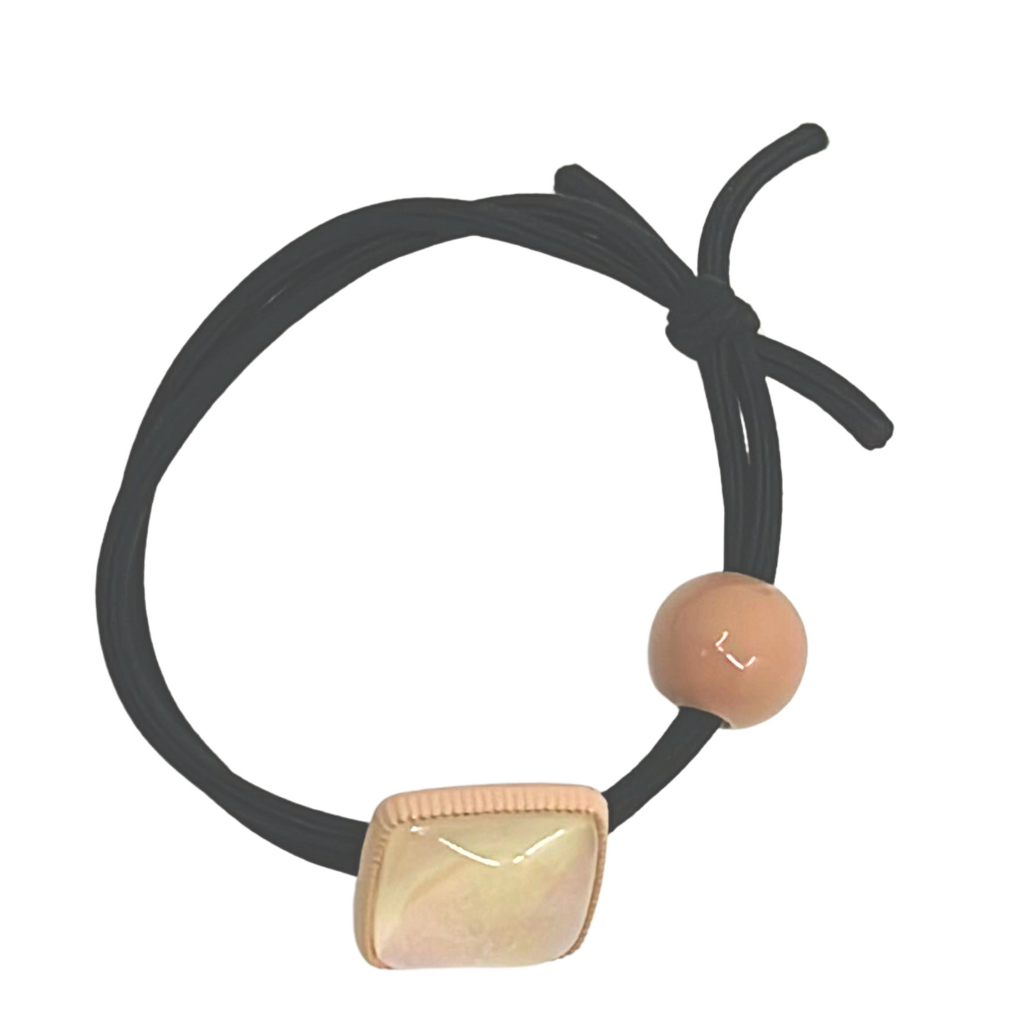 99¢- Elastic Hair Tie – Elegant Accessory: 1CT