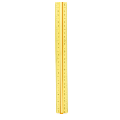 99¢– 12" Raised Grip Aluminium Ruler – Metric & Imperial Scale
