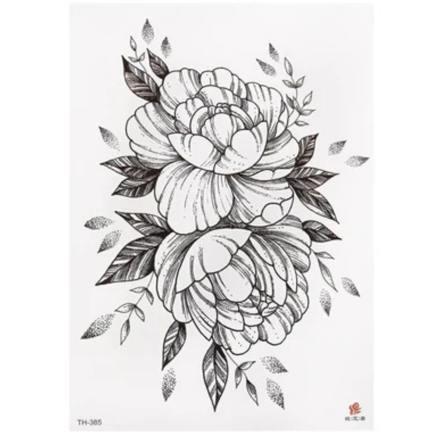 99¢- Temporary Long-Lasting Tattoo Sticker – Semi-Permanent Black Body Art for Men & Women: 1CT