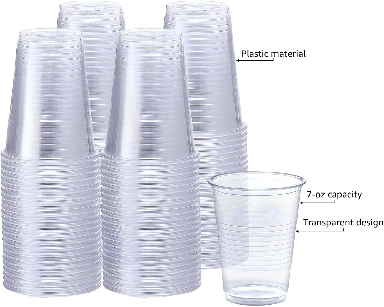 9oz Disposable light weight Plastic Cups: 40CT Kitchen Catalog,Dispoable Cups product detail image