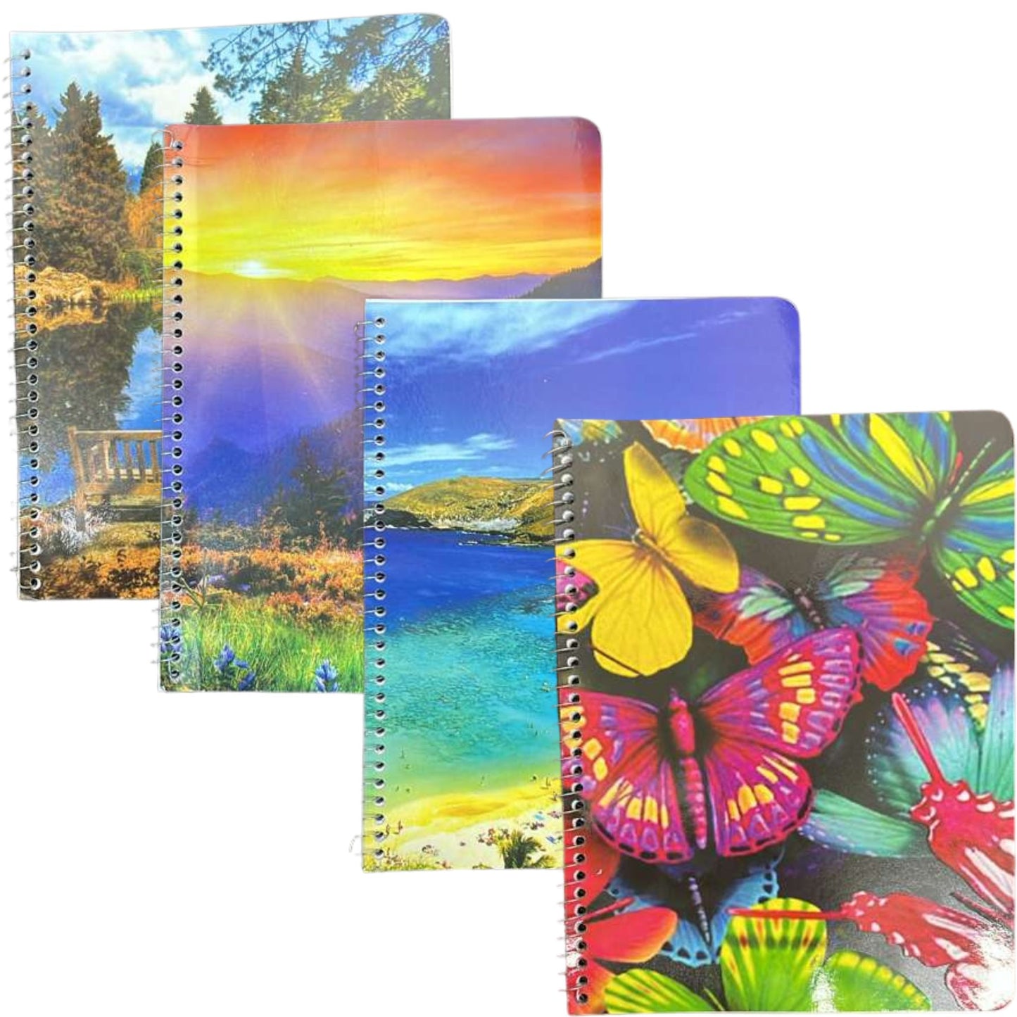 1-Subject Spiral Notebook – Wide Ruled  Durable and Stylish for School, Work, or Home 70Sheets