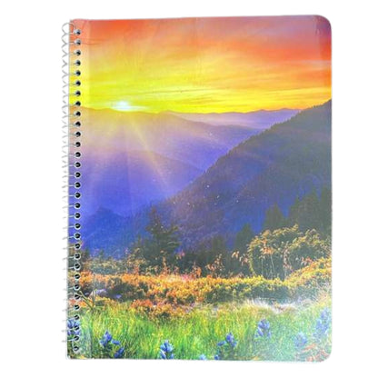 1-Subject Spiral Notebook – Wide Ruled  Durable and Stylish for School, Work, or Home 70Sheets