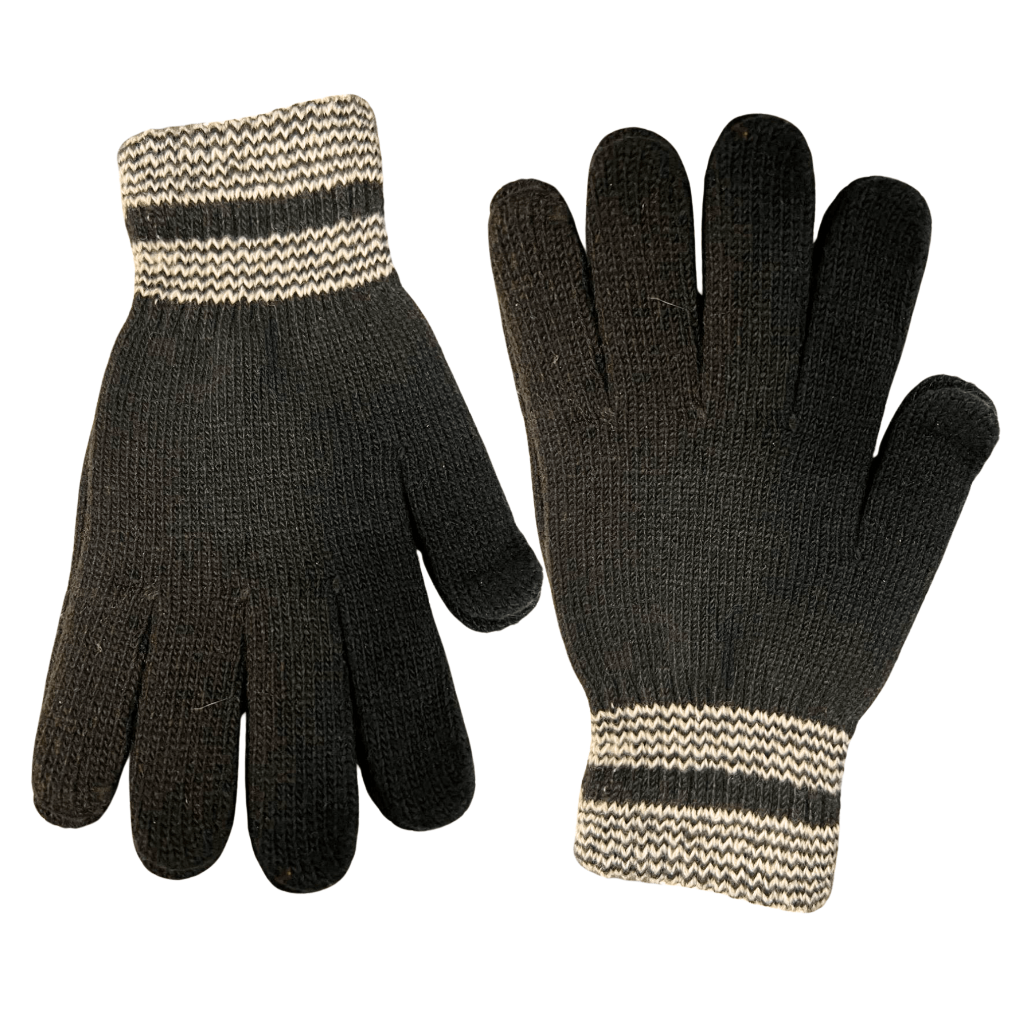 Winter Knit Gloves for Men Stretchy Full Finger Gloves, One Size Fits All 1 Pair Gloves & Mittens Warm Gloves product detail