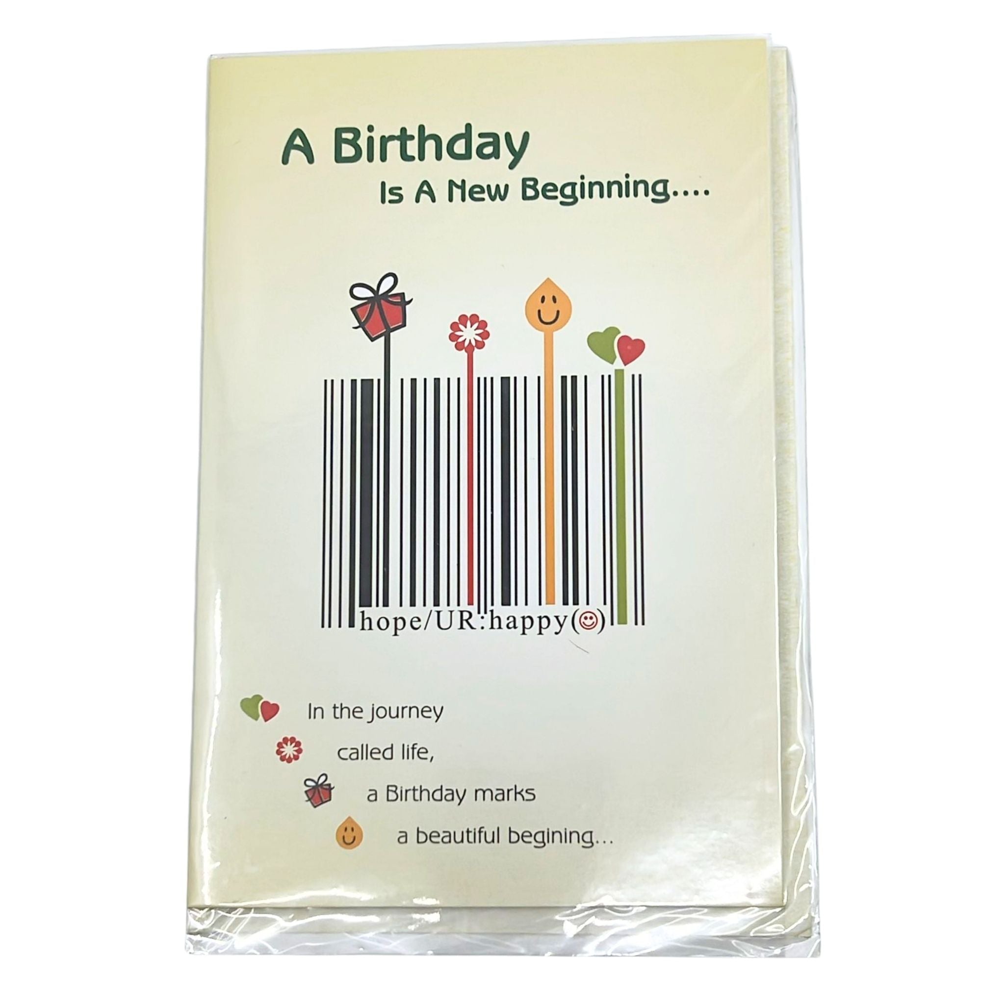 8X5.5 in. Happy Birthday Greeting Card with Envelop: 1 Pack Greeting Cards Birthday Greeting Cards main product image