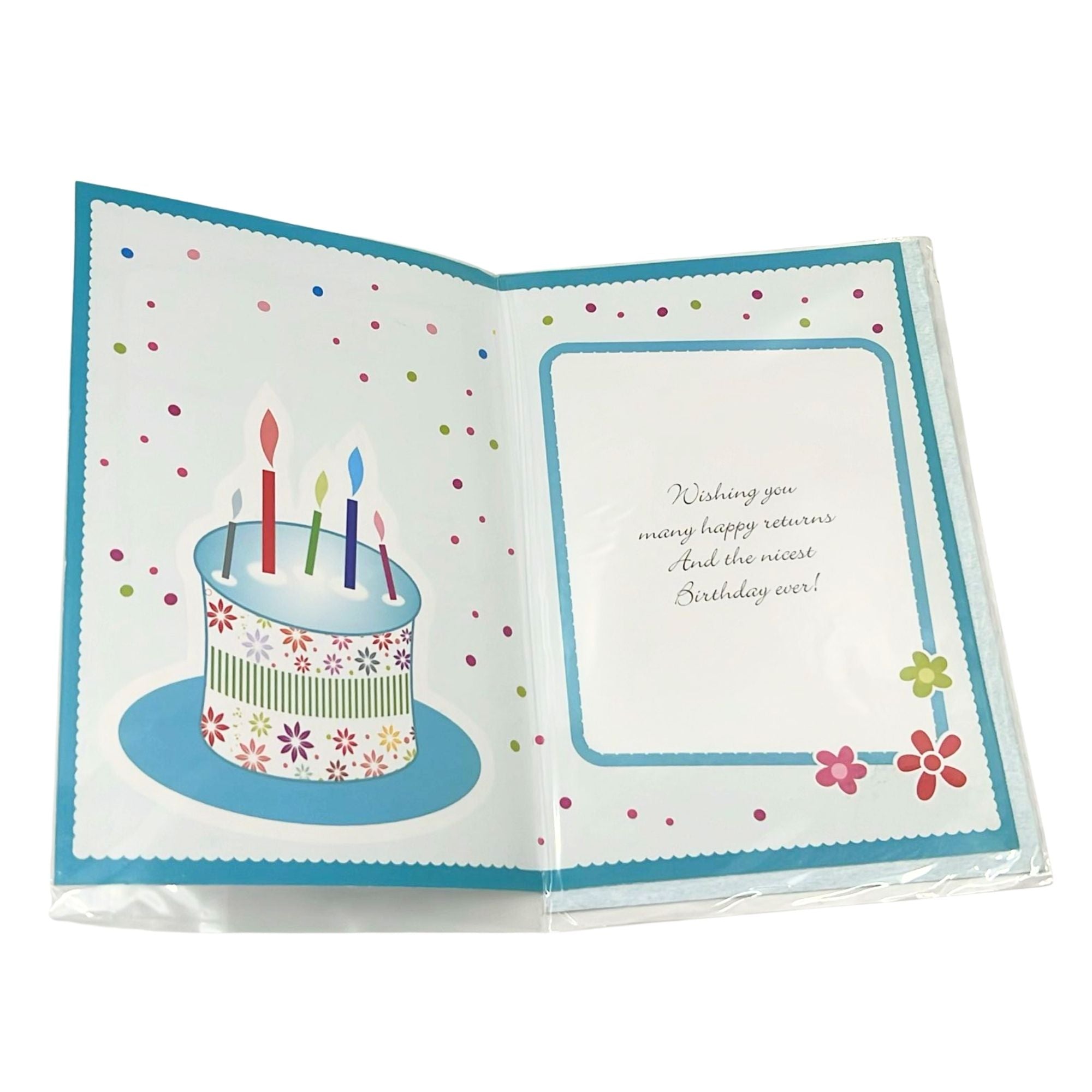 8X5.5 in. Happy Birthday Greeting Card with Envelop: 1 Pack Greeting Cards Birthday Greeting Cards product detail image