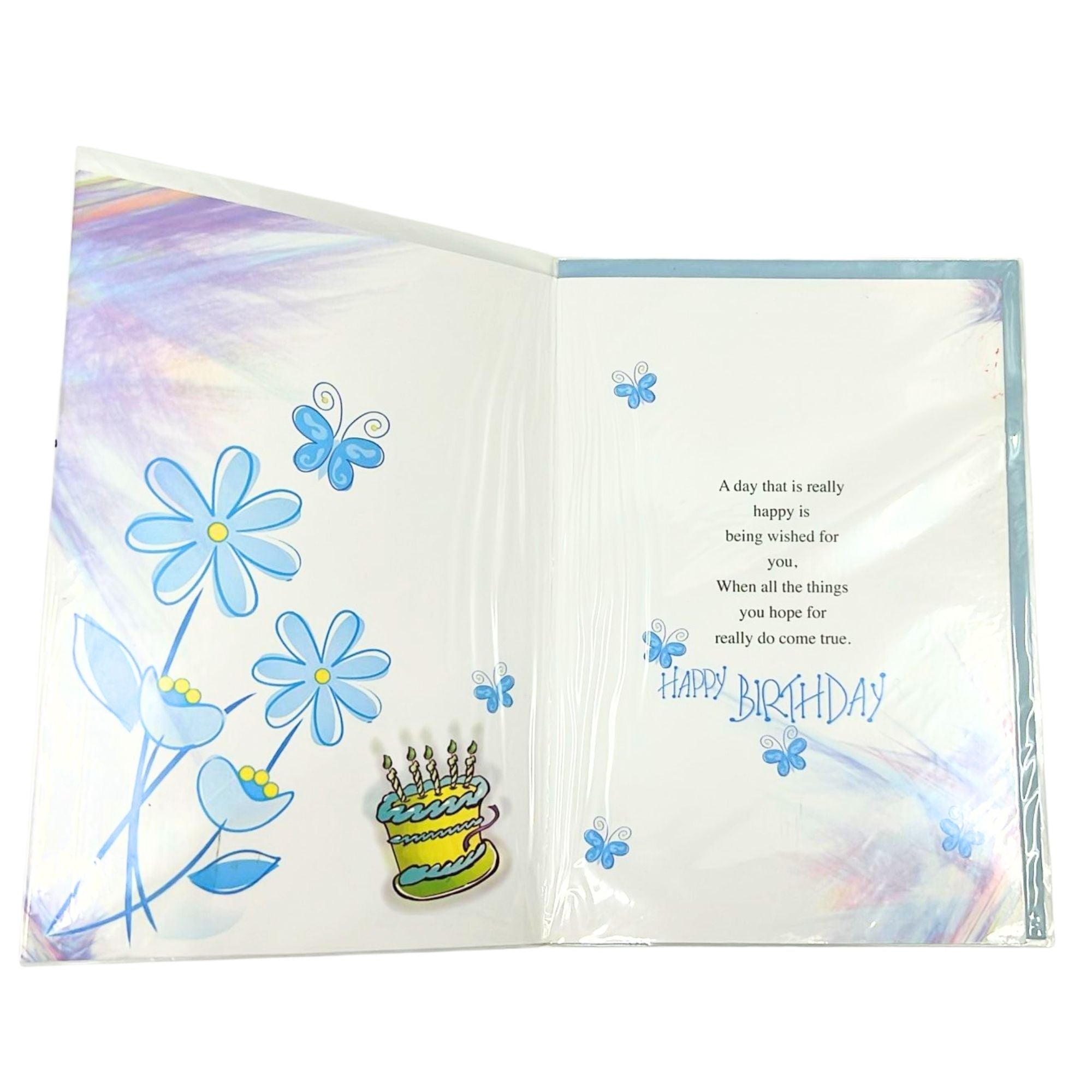 8X5.5 in. Happy Birthday Greeting Card with Envelop: 1 Pack Greeting Cards Birthday Greeting Cards product detail image