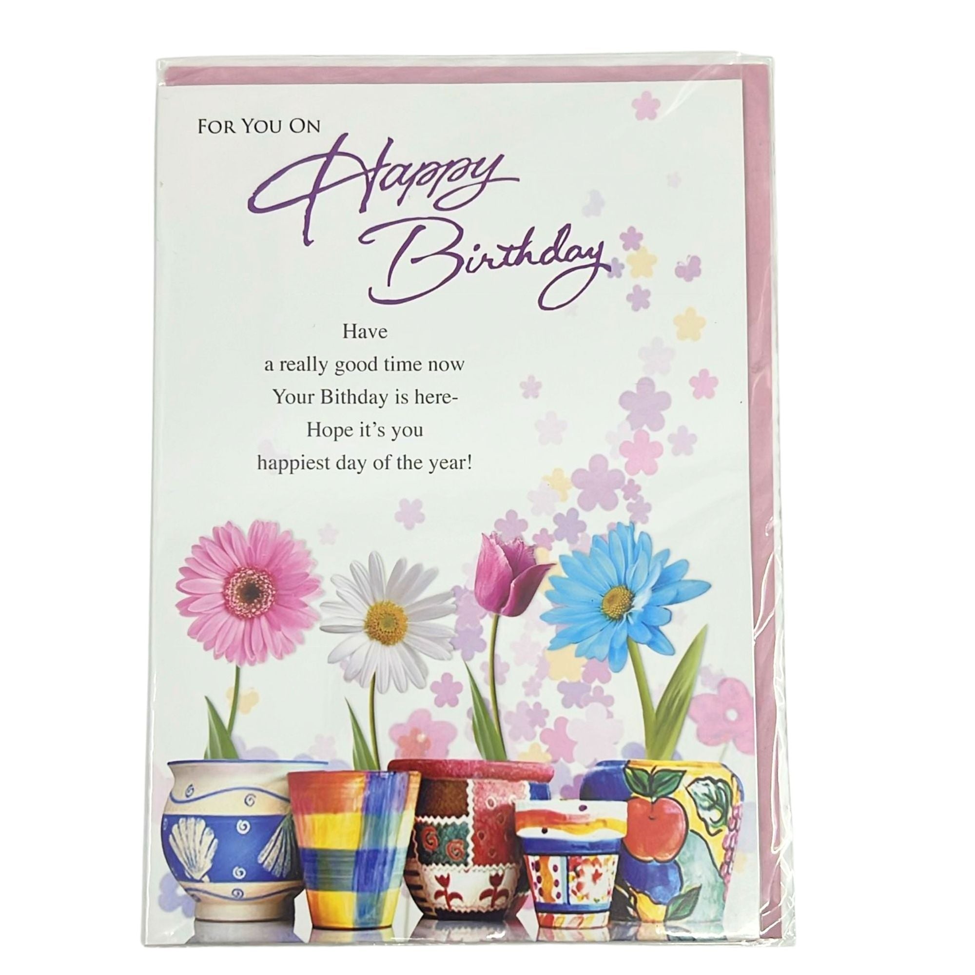 8X5.5 in. Happy Birthday Greeting Card with Envelop: 1 Pack Greeting Cards Birthday Greeting Cards main product image