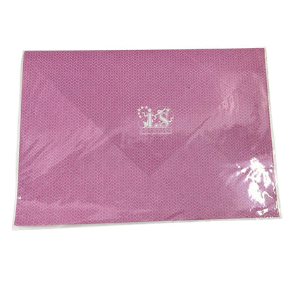 Pink bubble wrap with a logo on a white background