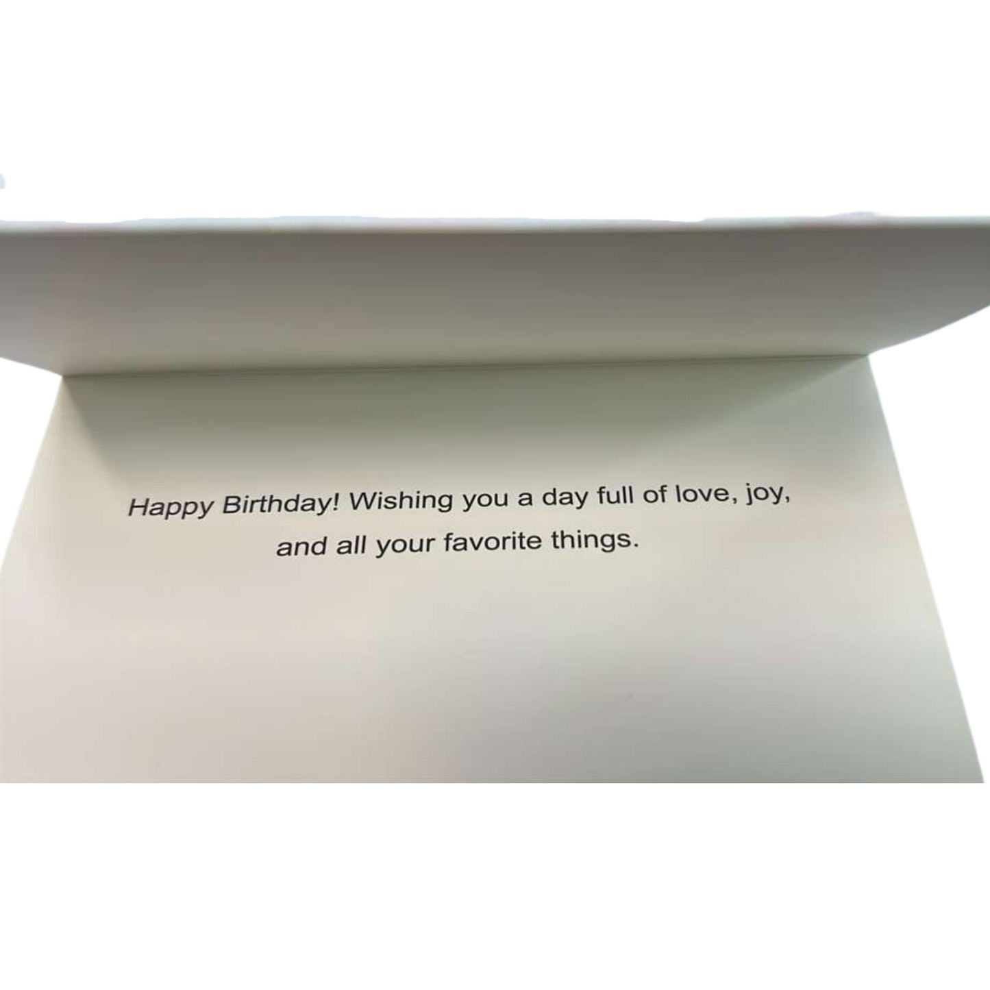 Elegant 4X6 inches Happy Birthday Greeting Card with Envelop: 1CT