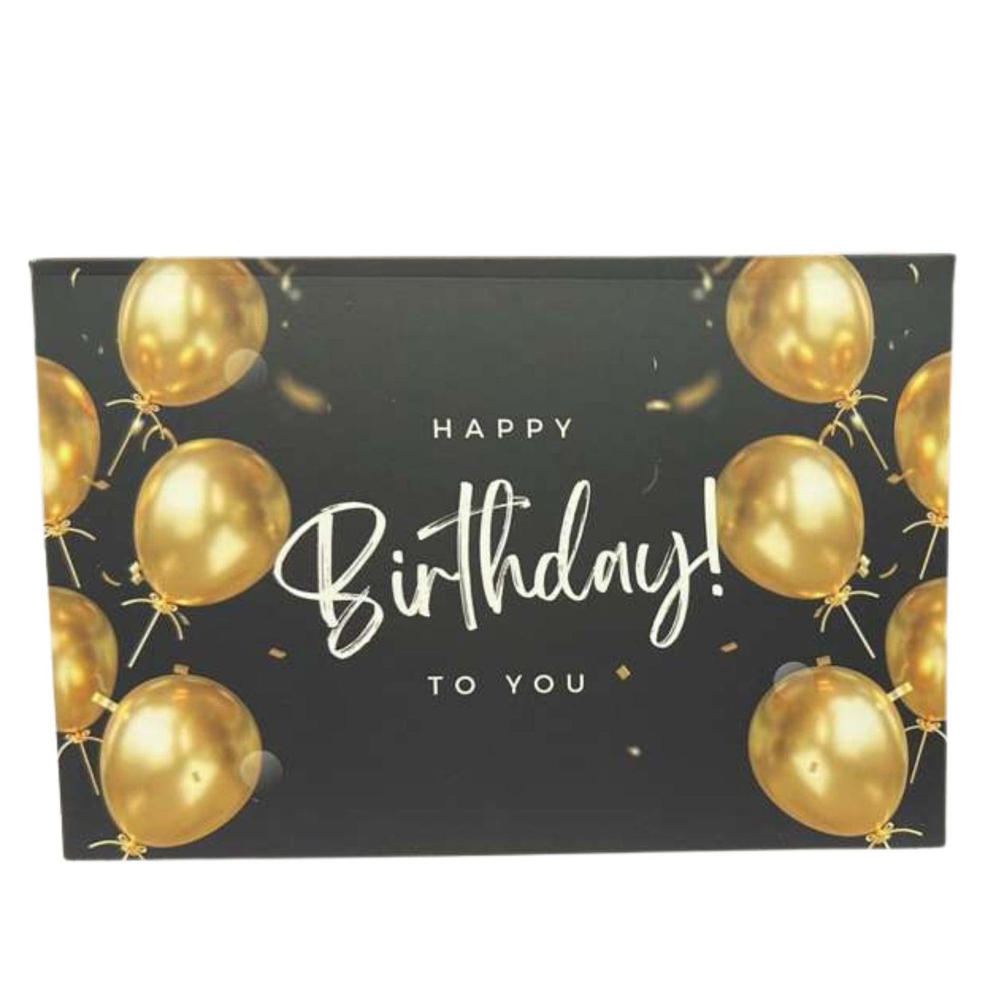 Elegant 4X6 inches Happy Birthday Greeting Card with Envelop: 1CT
