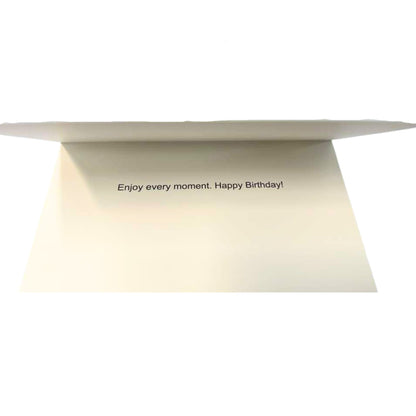 Elegant 4X6 inches Happy Birthday Greeting Card with Envelop: 1CT
