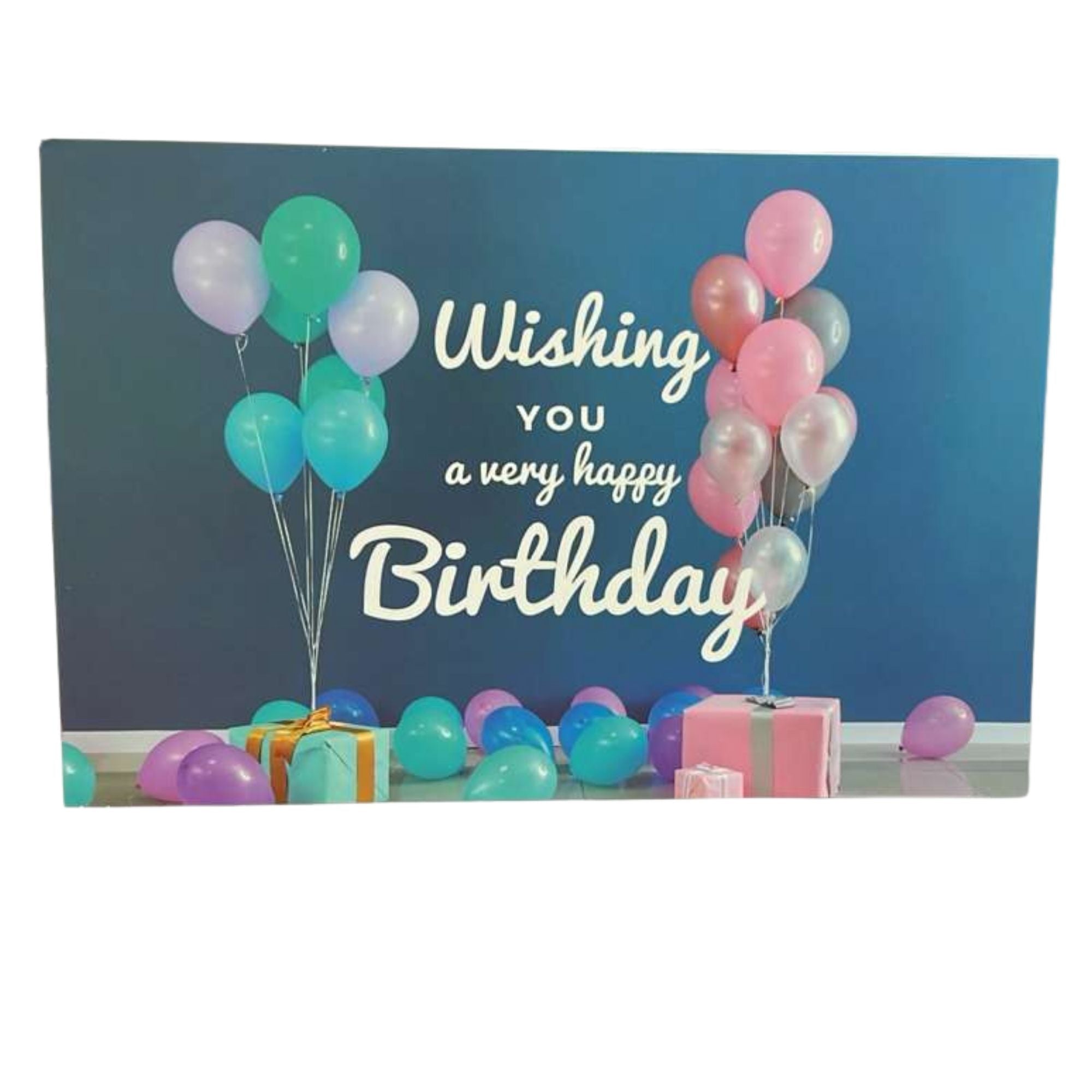 Elegant 4X6 inches Happy Birthday Greeting Card with Envelop: 1 Pack Greeting Cards Birthday Greeting Cards product detail