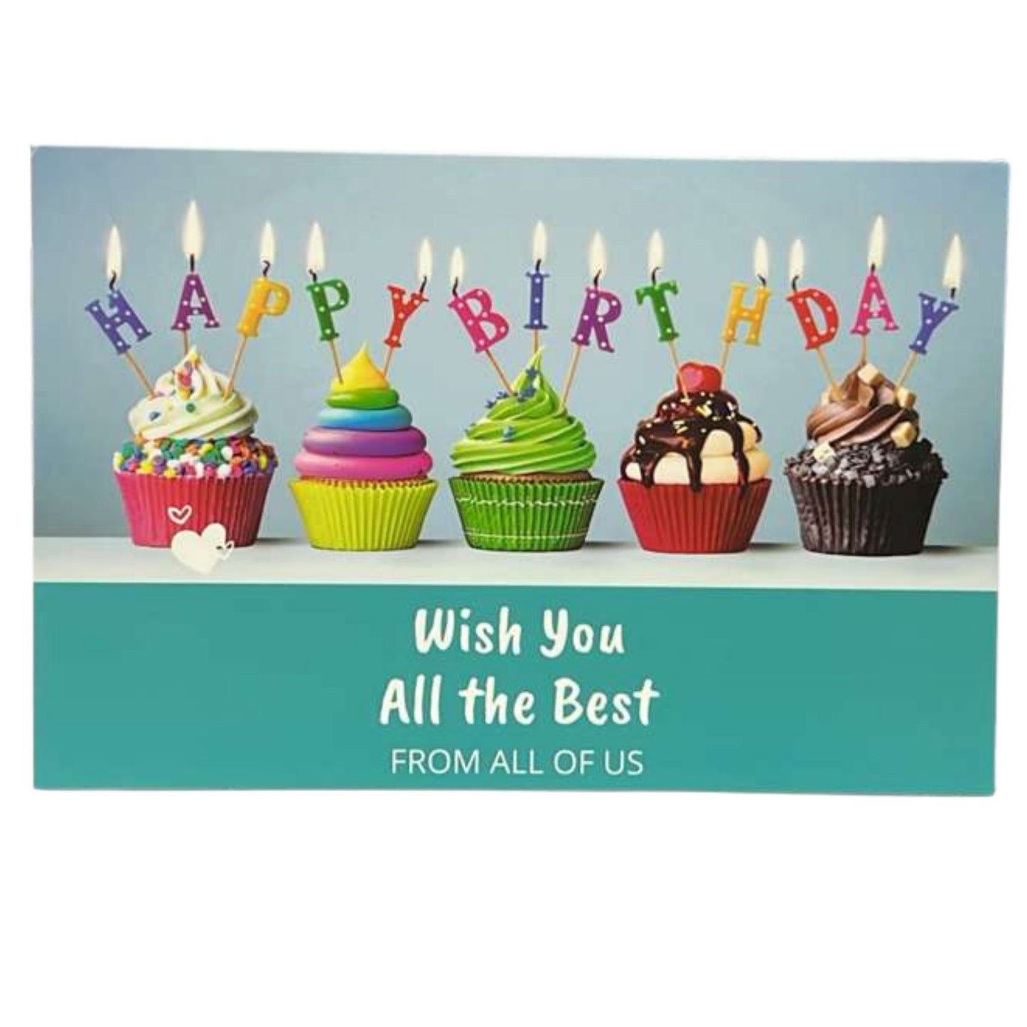 Elegant 4X6 inches Happy Birthday Greeting Card with Envelop: 1CT