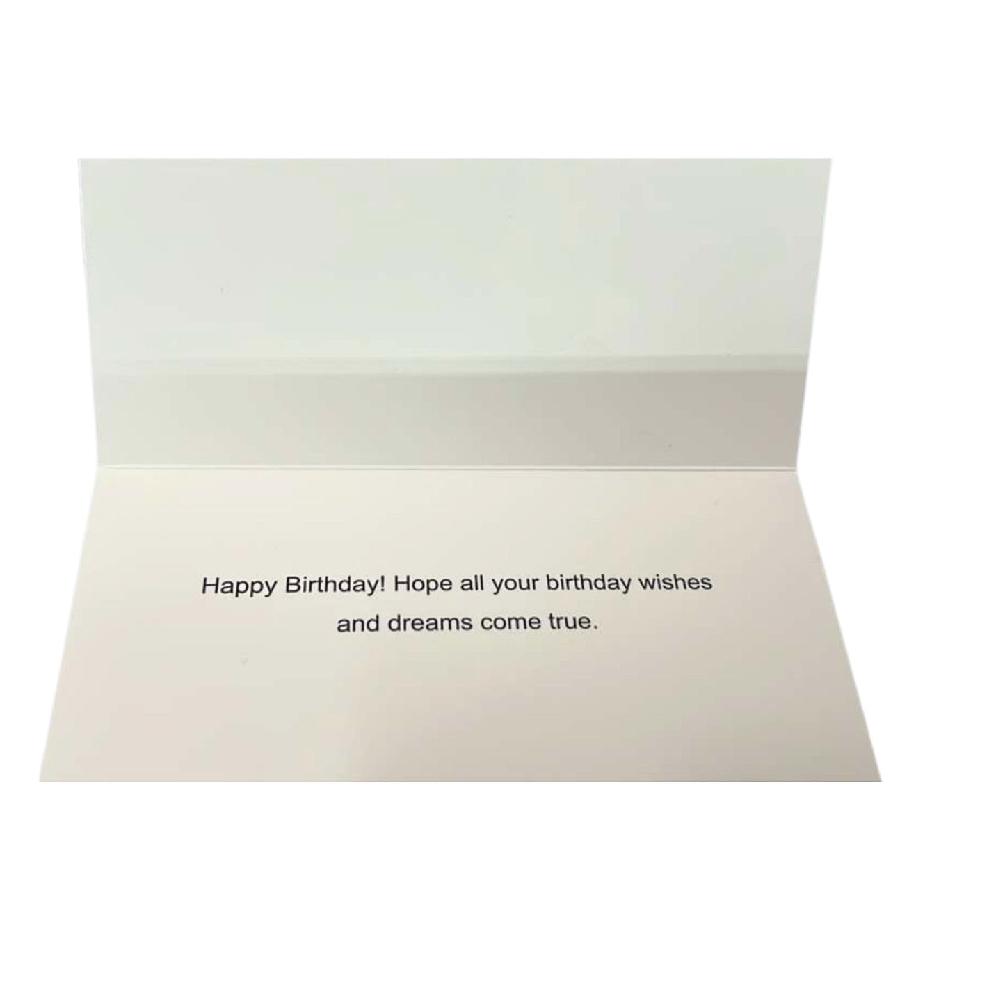 Elegant 4X6 inches Happy Birthday Greeting Card with Envelop: 1CT