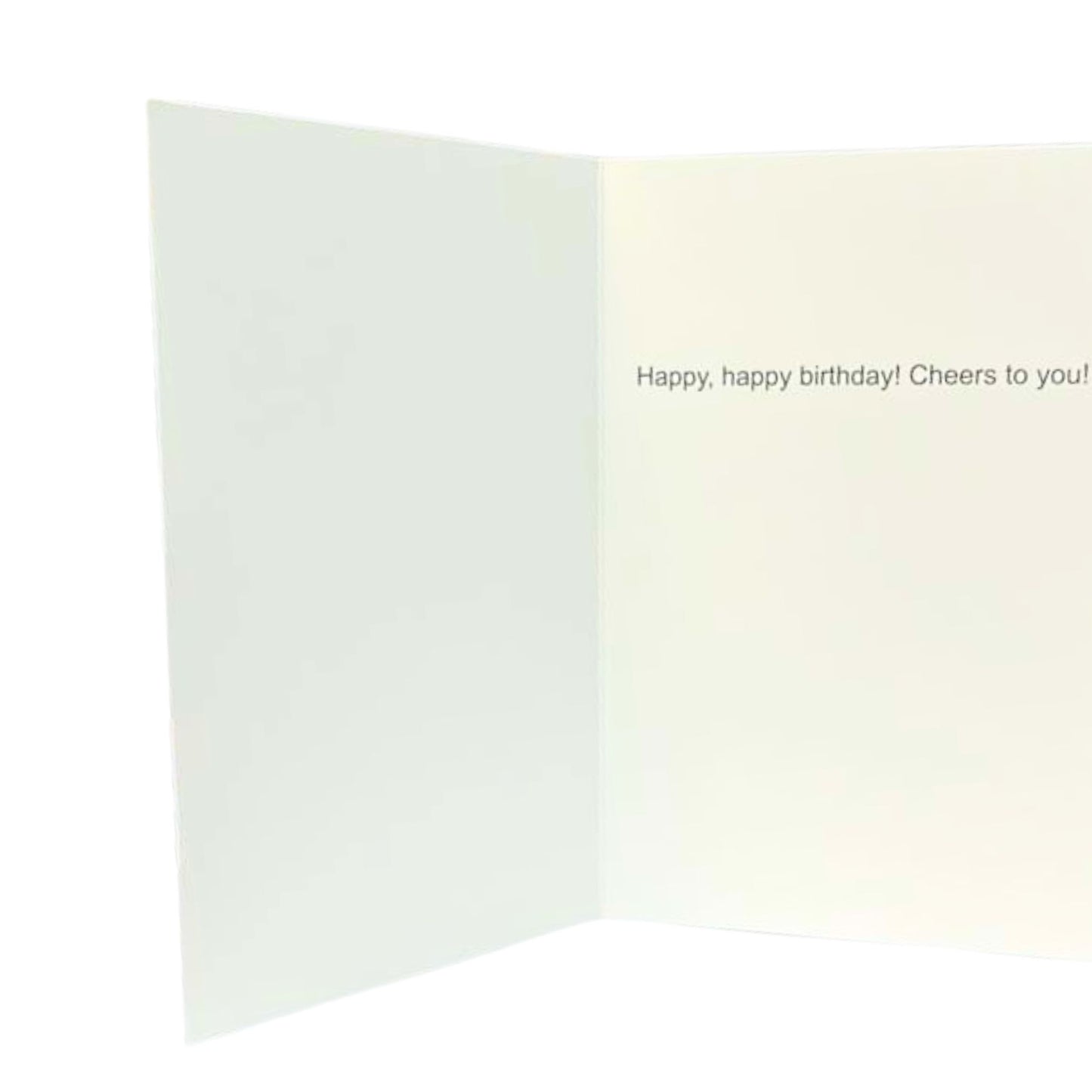 Elegant 4X6 inches Happy Birthday Greeting Card with Envelop: 1CT