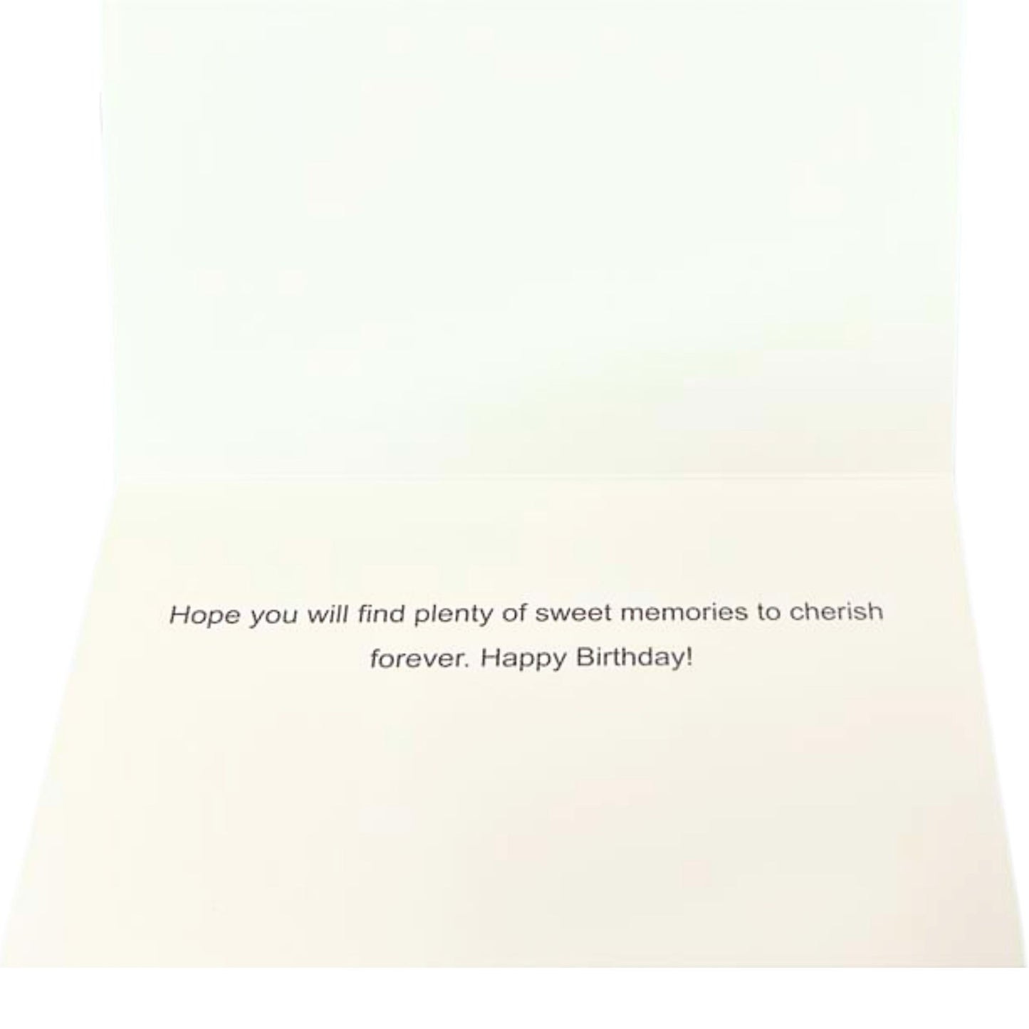 Elegant 4X6 inches Happy Birthday Greeting Card with Envelop: 1CT