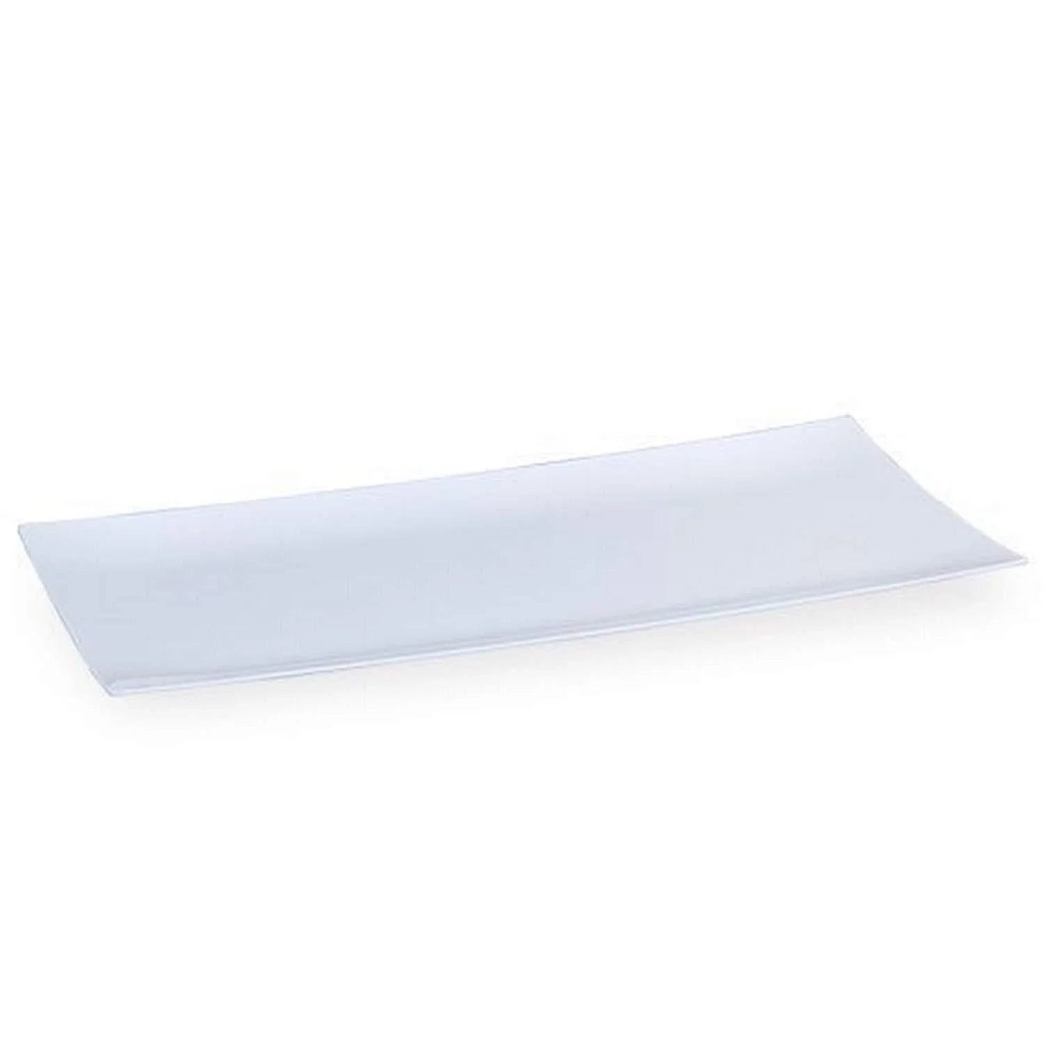13''X 6.25'' White Condiment Tray Rectangular Plastic Kitchen Catalog, Disposable Plates main product image
