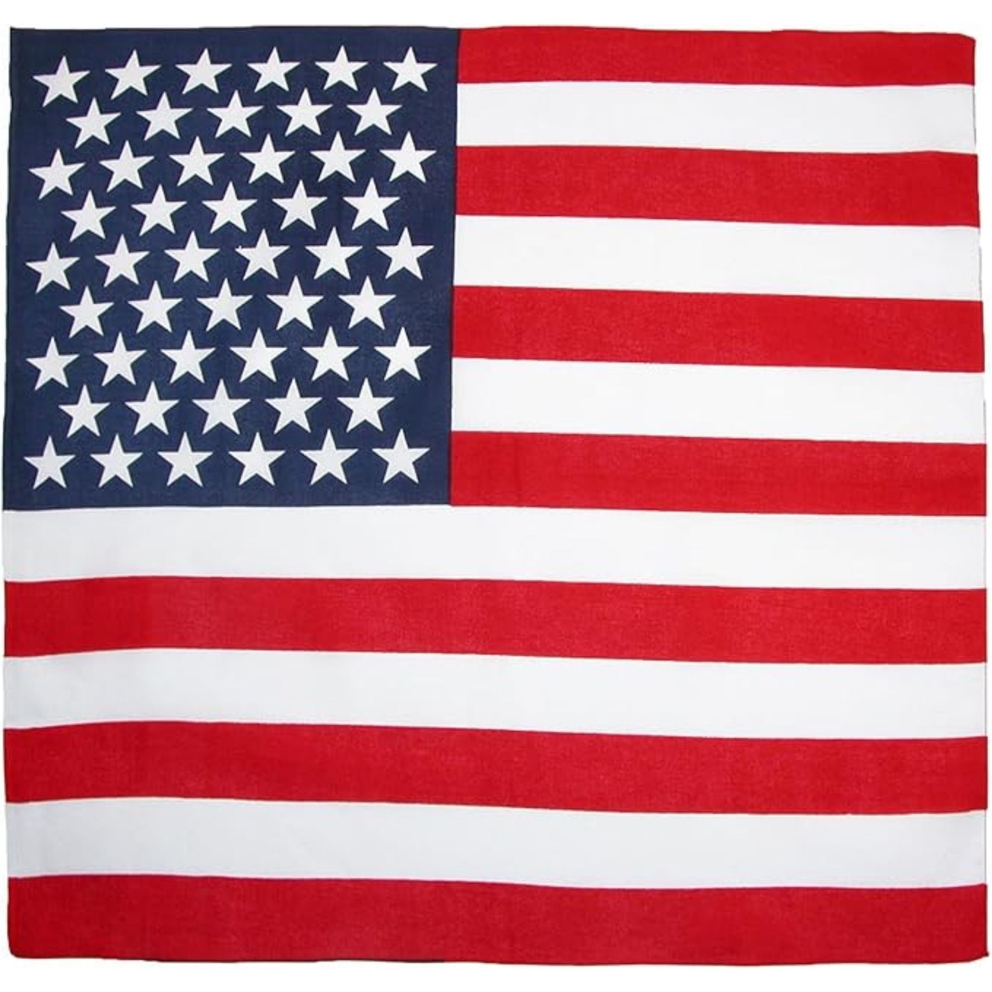 USA Flag Bandana – 100% Cotton, 21"x21": 1 Pack Bandana, Novelty & Souvenir Catalogs & Headties main product image