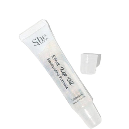 She Effect Lip Oil container on a white background