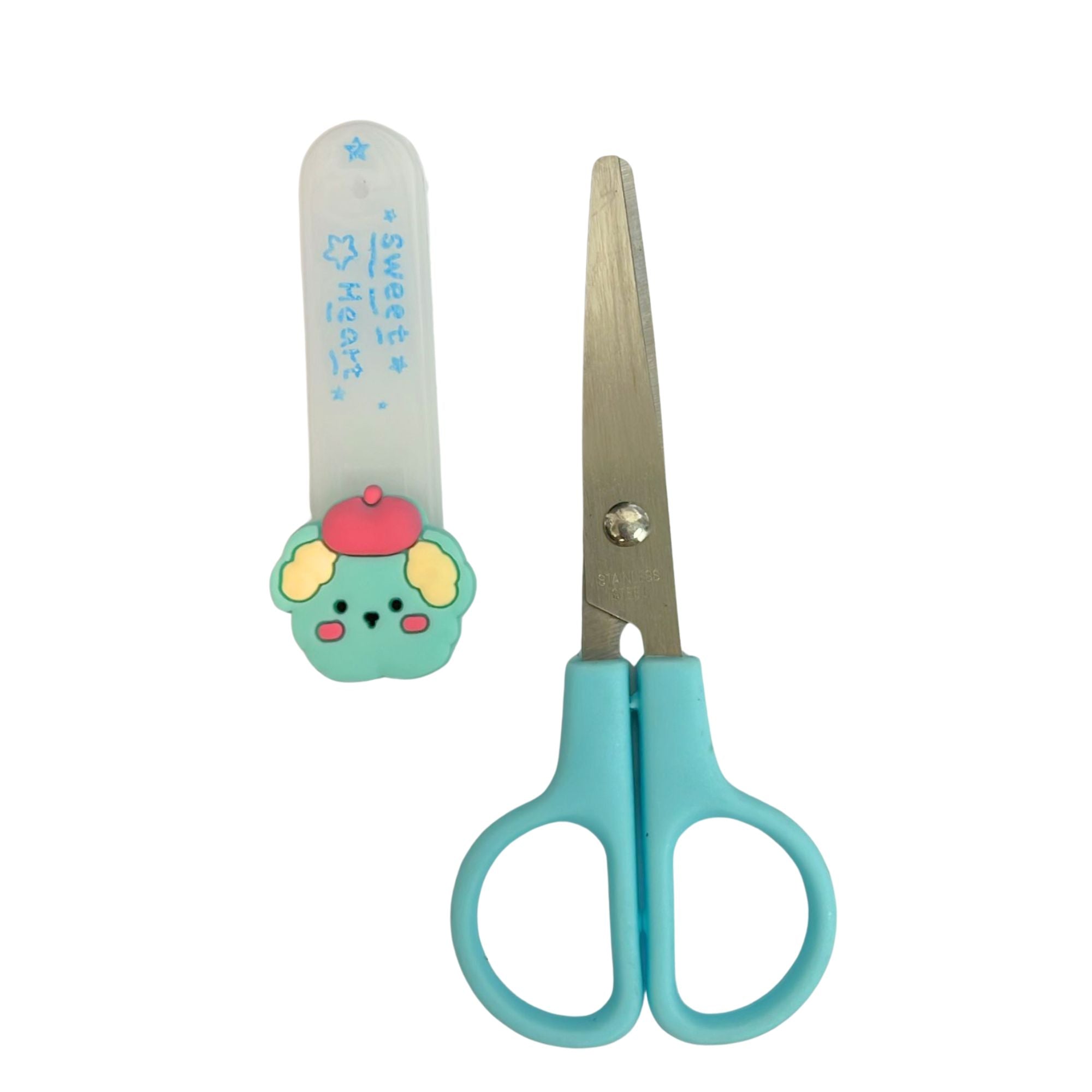 5'' Safety Toddler Scissors with Protective Cover Paper Scissors product image 7