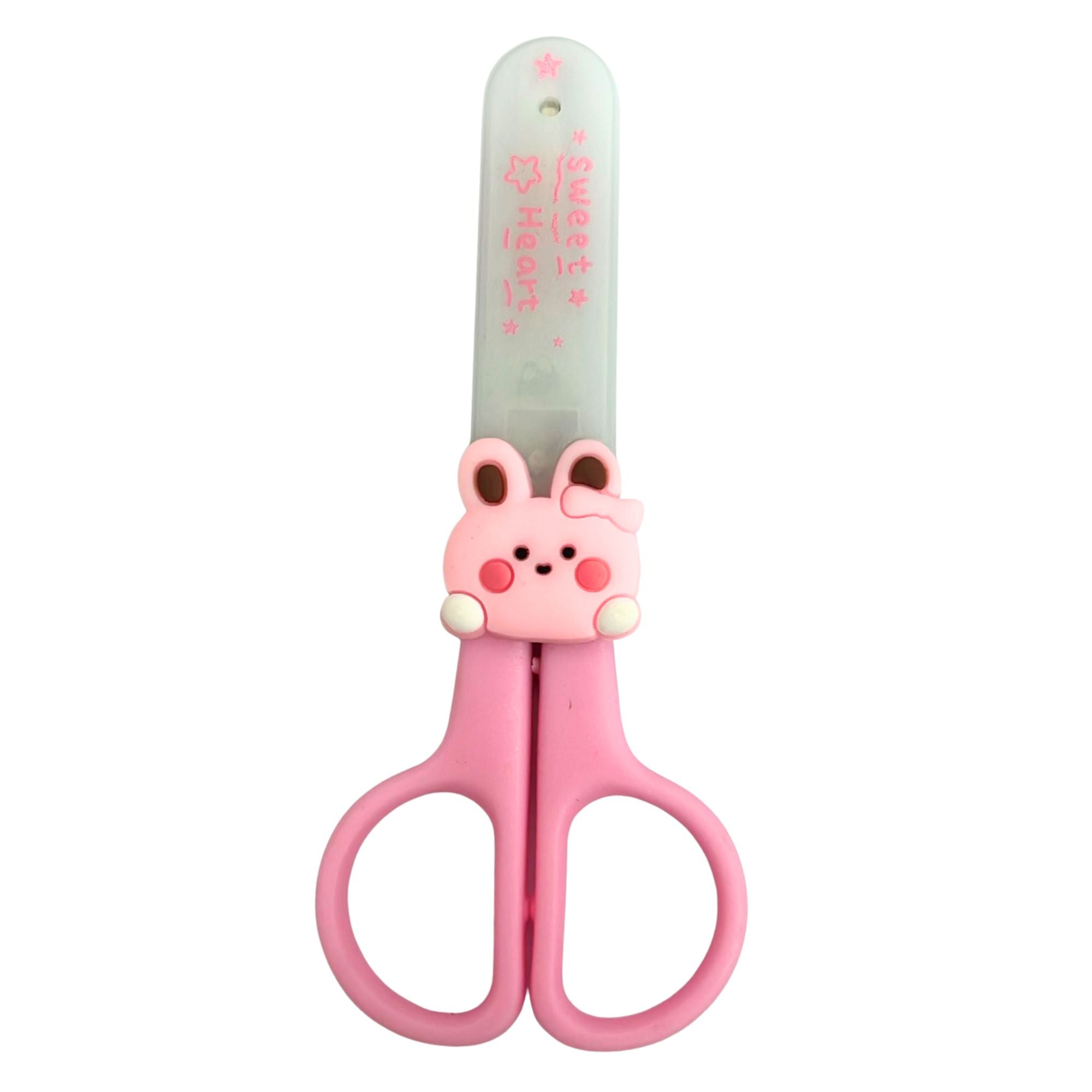 5'' Safety Toddler Scissors with Protective Cover Paper Scissors size and feature image