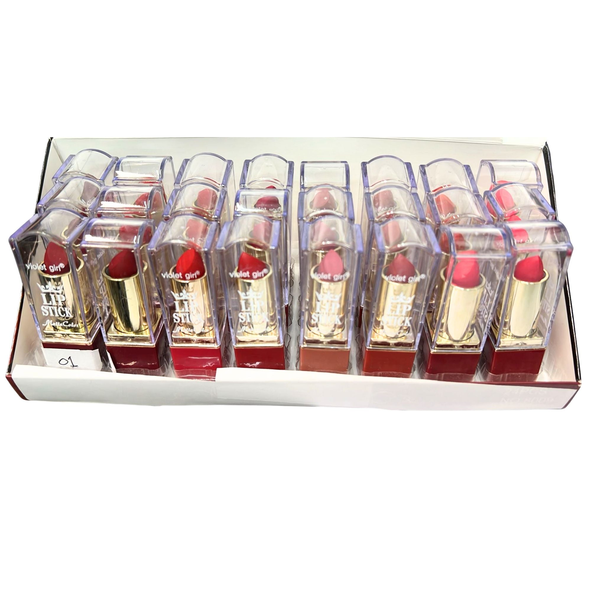 Violet Girl Matte Lipstick – Random Color 1 Pack Lipsticks Holiday Gift lips makeup main product image