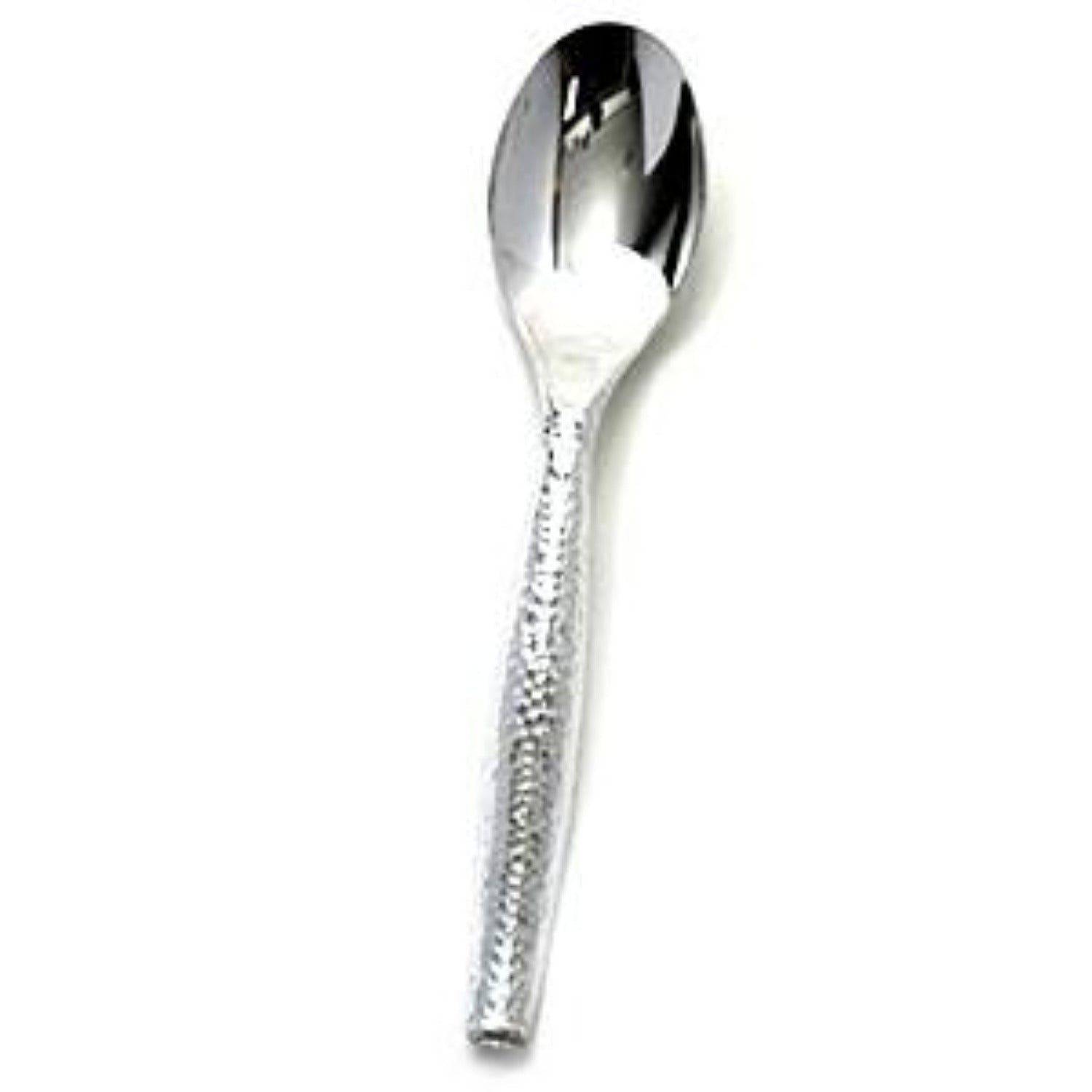 Hammered Design Plastic Serving Spoon – 10" 1 Pack Serverware main product image