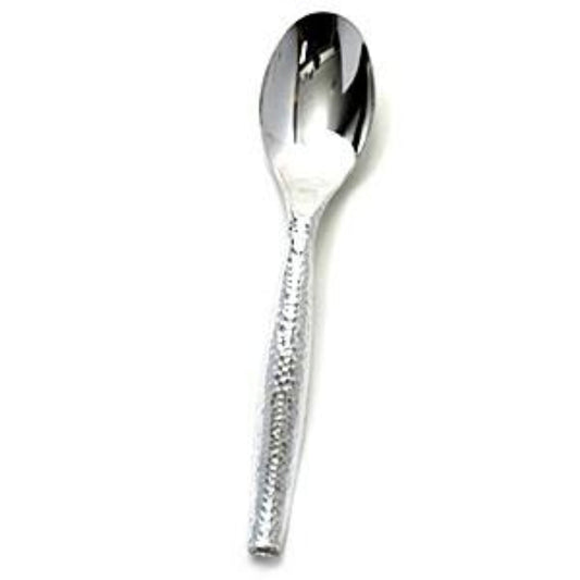 Hammered Design Plastic Serving Spoon
