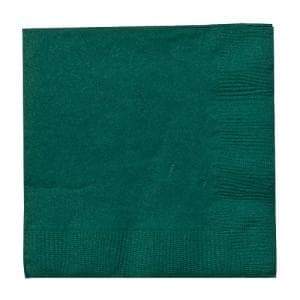 Hunter Green Beverage Napkins