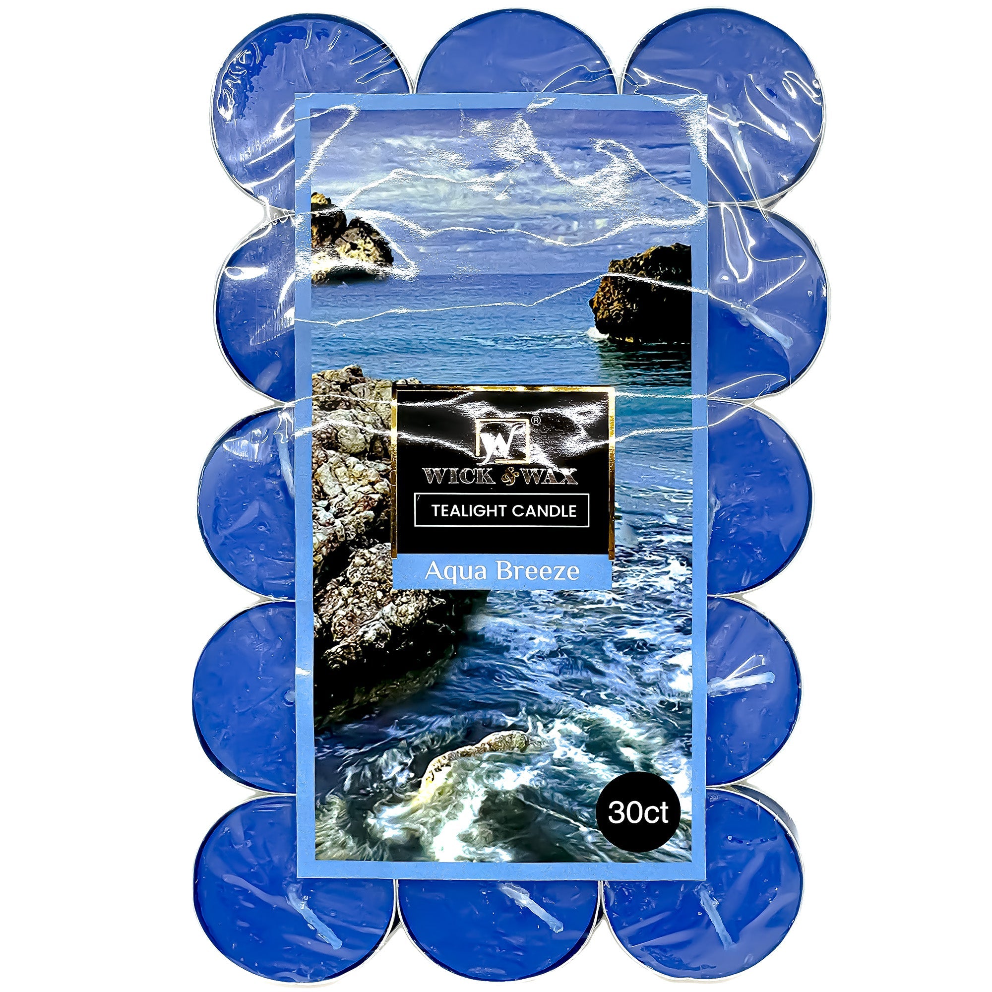 Sweet Blueberry Scented Tea Light Candles candle candles main product image