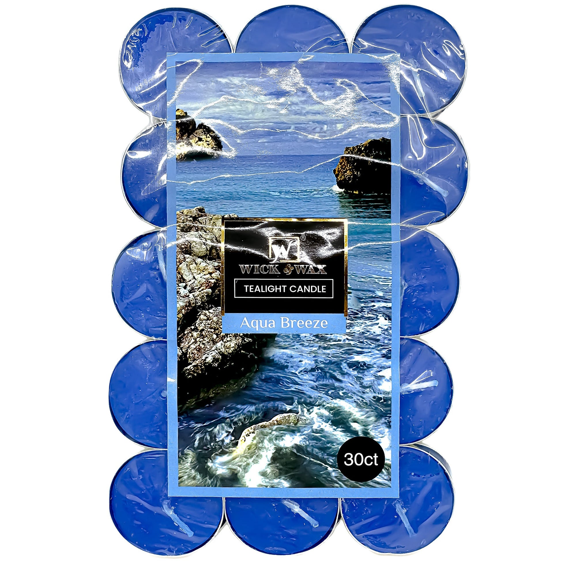 Sweet Blueberry Scented Tea Light Candles Candles WICK & WAX