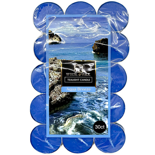 Sweet Blueberry Scented Tea Light Candles Candles WICK & WAX