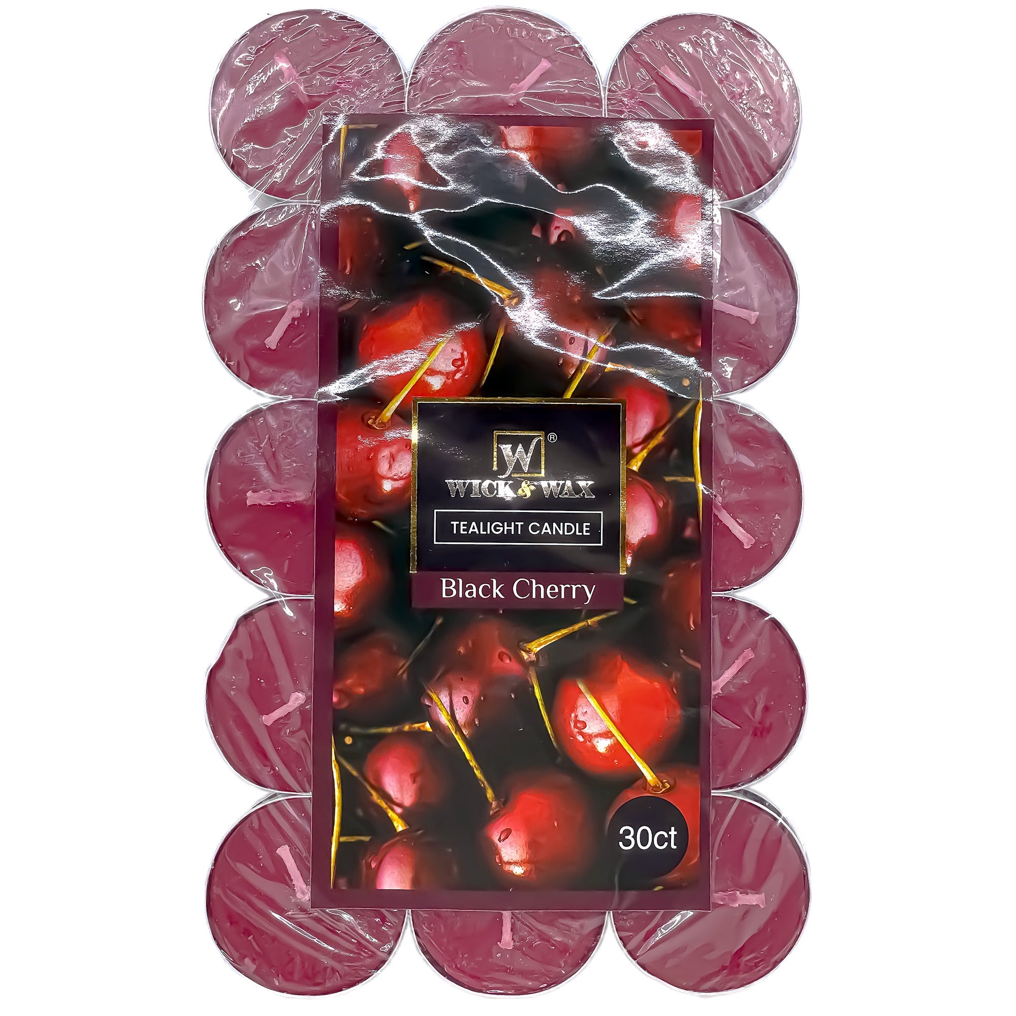 Tealight Black Cherry Scented Candles candle candles main product image