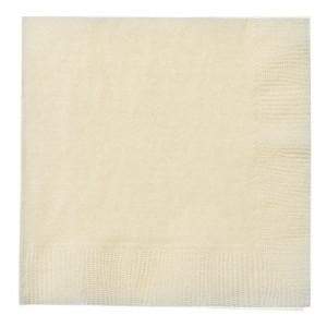 Ivory Beverage Napkins