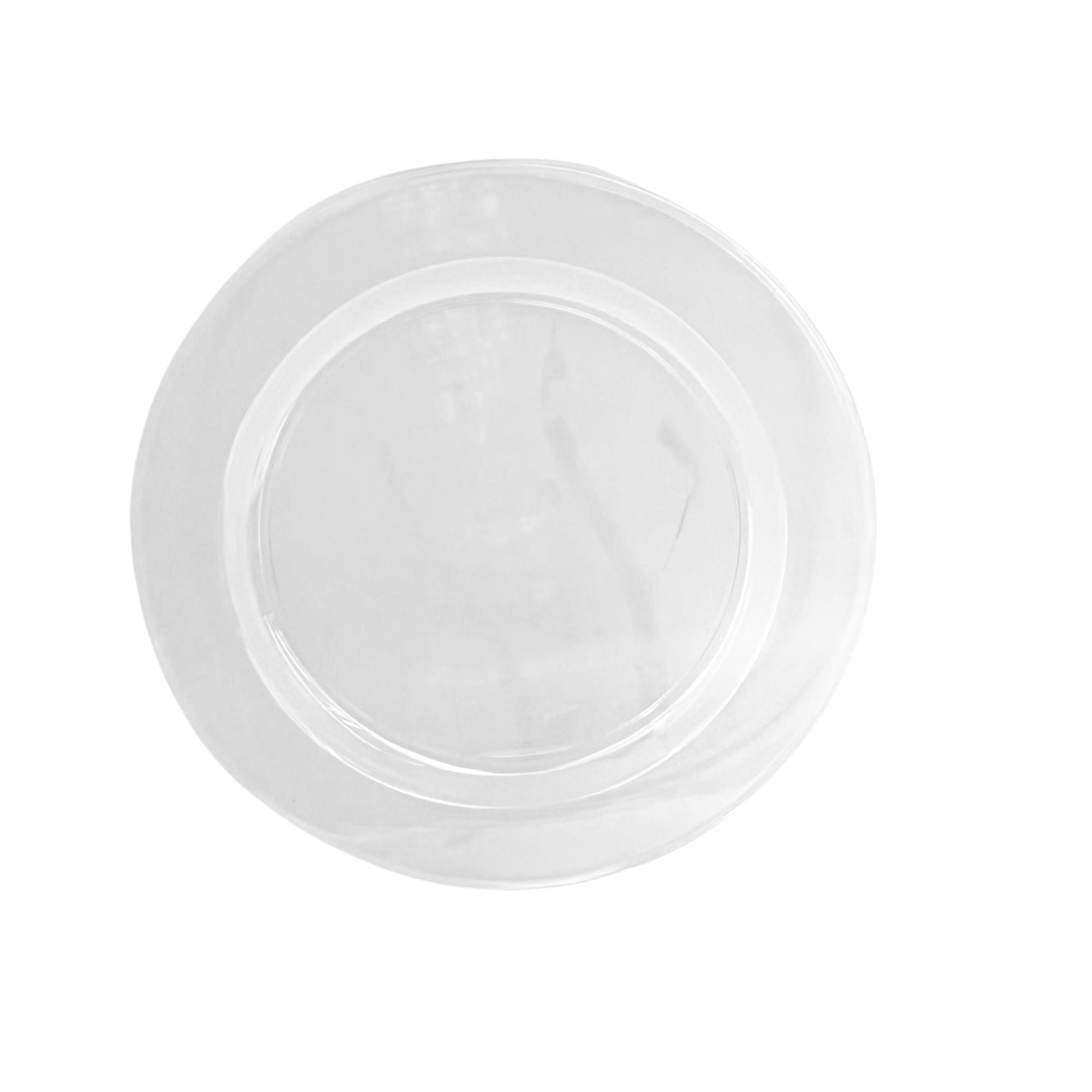 7.5" Clear Magnificence Heavy weight Plastic Dinner Plate: 3 Pack Kitchen Catalog, Disposable Plates main product image
