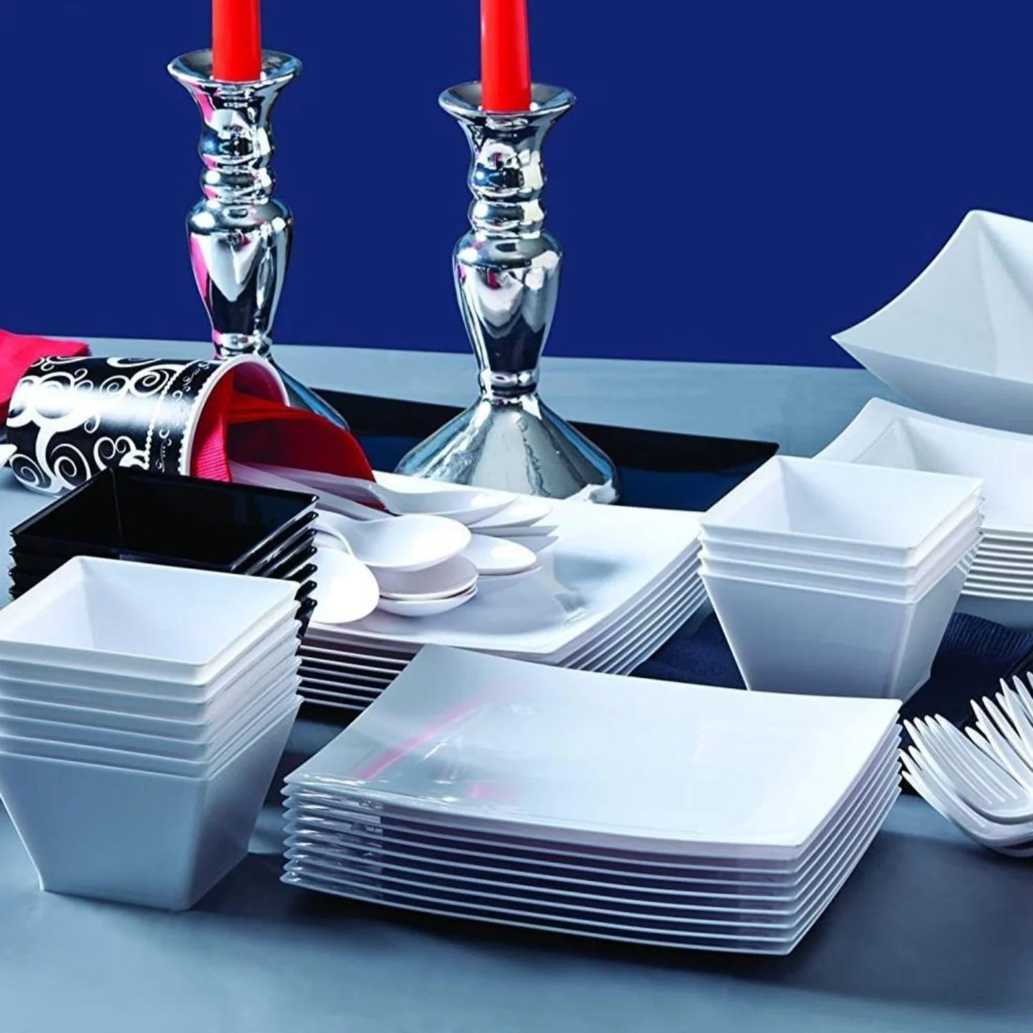 13''X 6.25'' White Condiment Tray Rectangular Plastic Kitchen Catalog, Disposable Plates product detail image