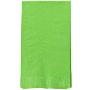 Lime Green Guest Towels 16 Pack Party Tableware, Event Catalog,Napkins main product image