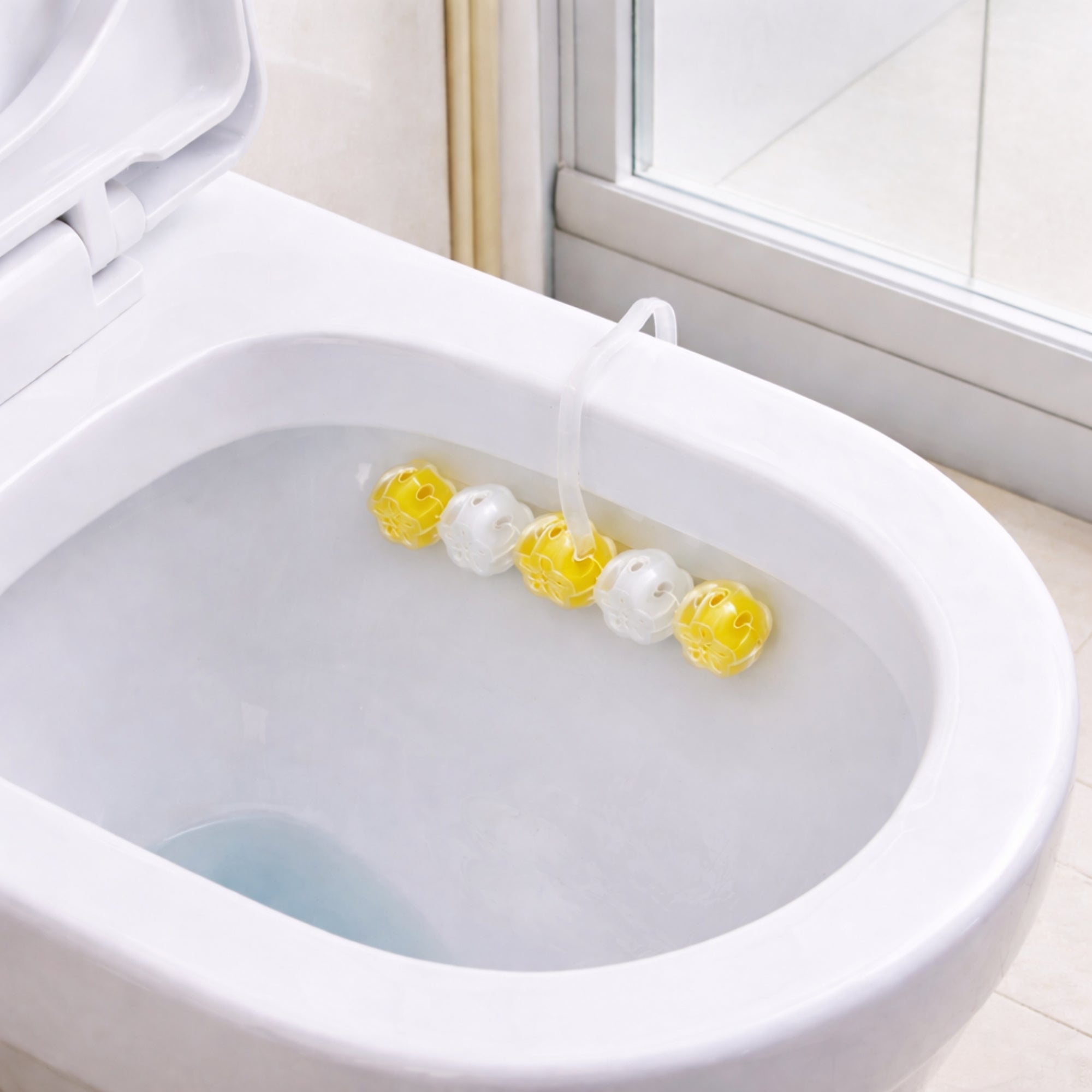 Air Fusion Lemon Scent Bowl Cleaner & Freshener 10 Pack Toilet Bowl Cleaner & Freshener Air Freshener Toilet Bowl Cleaner