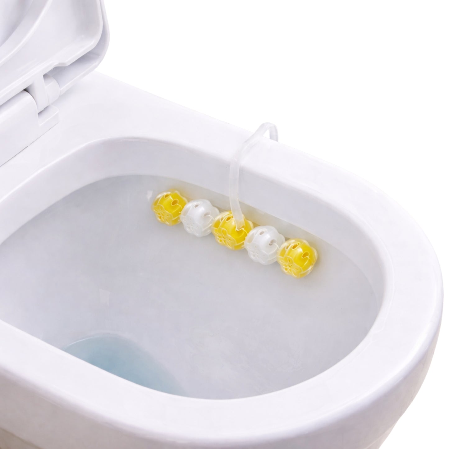 Air Fusion Lemon Scent Bowl Cleaner & Freshener 5 Pack Toilet Bowl Cleaner & Freshener Air Freshener Toilet Bowl Cleaner