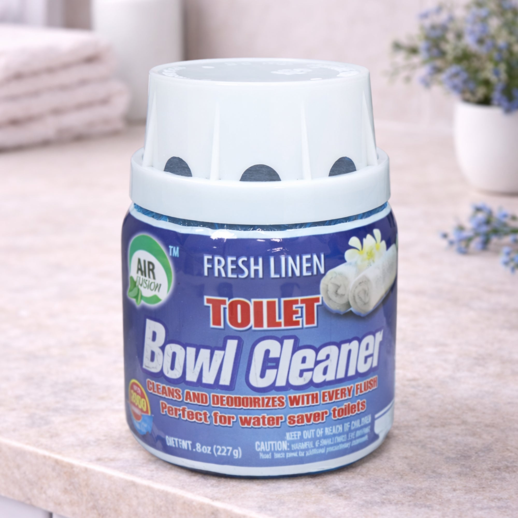 Air Fusion Fresh Linen Scent Bowl Cleaner & Freshener 8oz Toilet Bowl Cleaner & Freshener product detail image