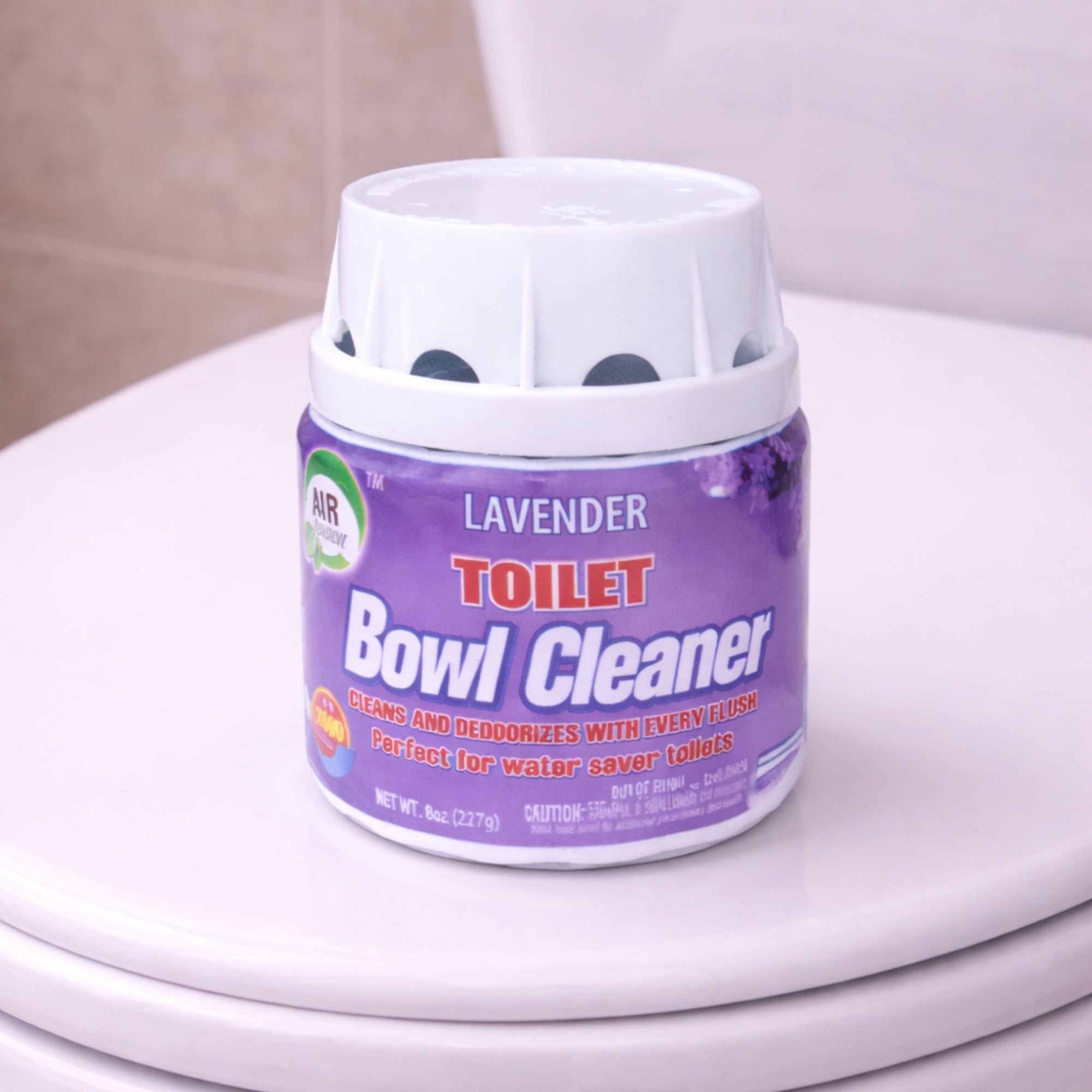 Air Fusion Lavender Scent Bowl Cleaner & Freshener 8oz Toilet Bowl Cleaner & Freshener lifestyle use image