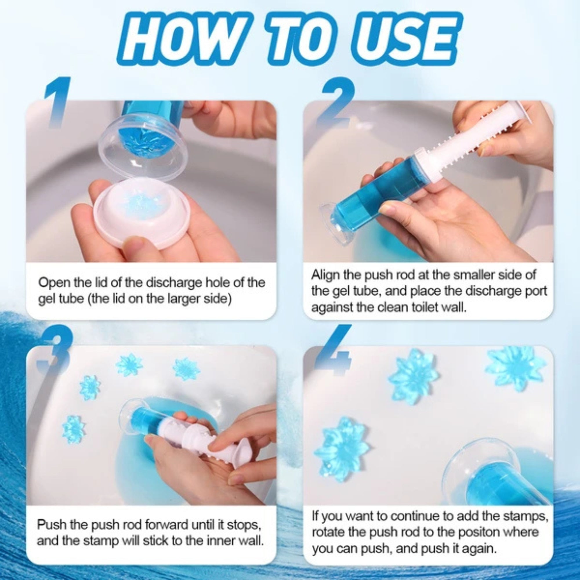 Air Fusion Pine Scent Toilet Cleaning Gel 14 Stamps 1.61oz 1 Pack Toilet Bowl Cleaner product image 5