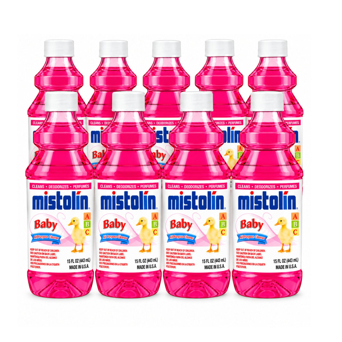 Mistolin Baby All Purpose Cleaner, 15 oz & 28 oz, Multi-Surface Cleaning Liquid