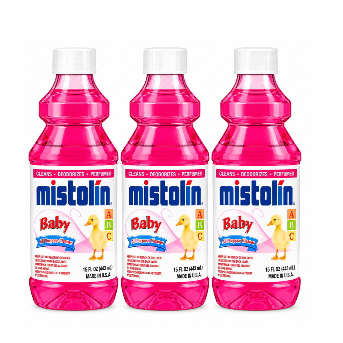 Mistolin Baby All Purpose Cleaner, 15 oz & 28 oz, Multi-Surface Cleaning Liquid