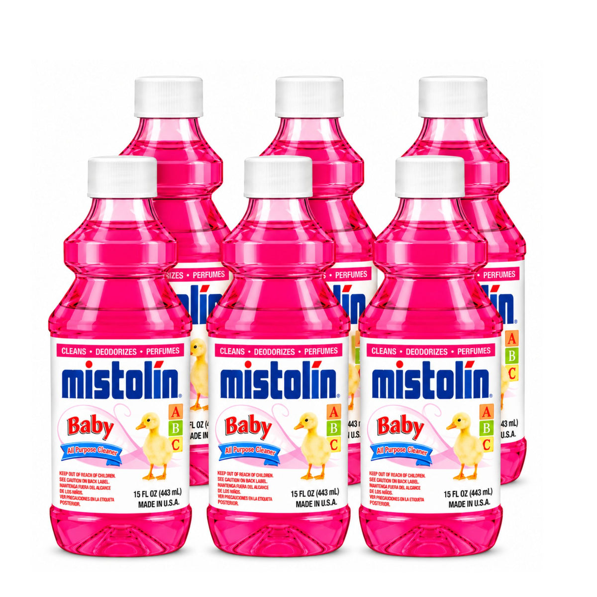 Mistolin Baby All Purpose Cleaner, 15 oz & 28 oz, Multi-Surface Cleaning Liquid